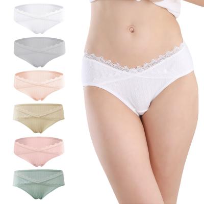 China Other Pregnant Women HOT Comfy V-type Cotton Underwear Plus Size Maternity Panties for sale