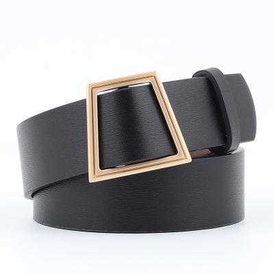 China Fashionable PU Belt Ditch Coat Accessories Women Wide Belt 3.5cm Fashion Needleless Smooth for sale