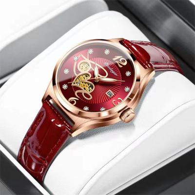 China Poedagar Day/Date Waterproof Luminous Ladies Watch Diamond Luxury Casual Quartz Watches Women Wrist Calendar Leather Clock for sale