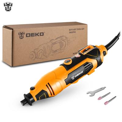 China DEKO DKRT02 SET4 Electric Variable Speed ​​Mini Grinder Drill Rotary Tool Cleaning Cutting/Grinding/Sharpening/Cutting/Cutting Kit with 67pcs Accessories for sale