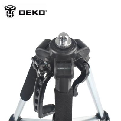 China DEKO GJ62 1.2M Aluminum Lightweight Adjustable Professional Height Laser Level Tripod for Rotary and Line Laser Level for sale