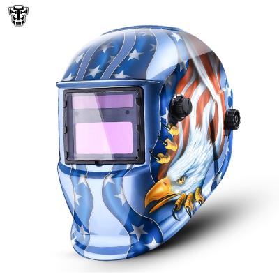 China DEKO MZ225 Eagle Solar Auto Darkening MIG Muttahida Majlis-e-Amal Electric Welding Mask/Helmet/Lens Welding Machine or Plasma Cutter 8.5x11.8x8.7 inches for sale