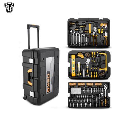 China DEKO DKMT258 258pcs Professional Woodworking Repair Tool Kit With BMC Bearing Box for sale