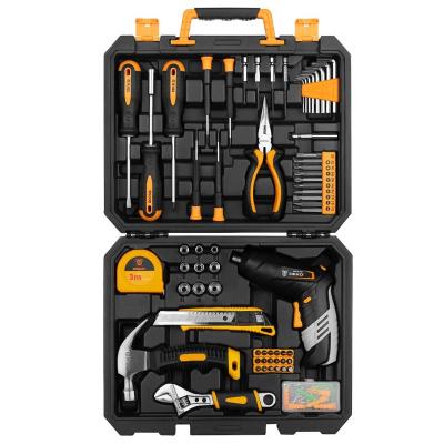 China DEKO DKMT113 113 Woodworking PCs Auto Repair Tool Kit Hardware Tool Kit Professional Mechanic With BMC Box for sale