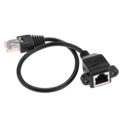 China Linkacc-63 Ethernet LAN Network extension rj45 panle mount pure copper cable for sale