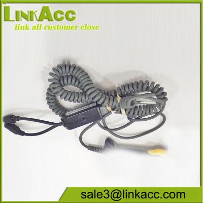 China Barcode Scanner Symbol LS2208-SR20007 Barcode Scanner with RJ-11 Cable and PC Keyboard Adapter Cable for sale