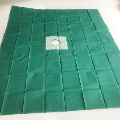 China Convenient Surgical C-Section Fluid Collection Drape Ophthalmic Pouch For Draping for sale