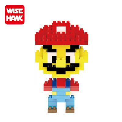 China Intelligence Development Custom Design DIY Tiny Building Block Figure Mini Super Mario Toy for sale