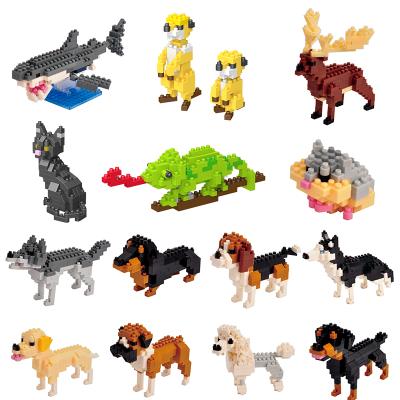 China DIY Toys Best Seller Building Block DIY Animal Model Mini Drop Shipping Creative Toys for sale