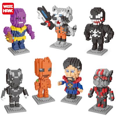 China 2021 Educational Plastic Intelligence Development Amazon Building Block Toys Superheroes Action Number Venom for sale