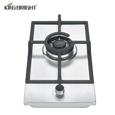 China Hotel Kitchen Appliances Gas Stove Stainless Steel Panel Cooktop Household CKD SKD Built-in Gas Hob 1 for sale