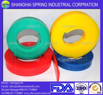 China Screen Printing squeegee Rubber/PU Squeegee Blade for Silk Screen/Squeegee for sale