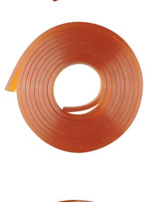 China Polyurethane Silk Screen Squeegee Rubber Scraping Strip 4m / Roll Length en venta