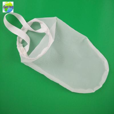 China Food Grade Soy Milk Filter Bag Nylon Material Customized Size 20 - 300 Mesh for sale