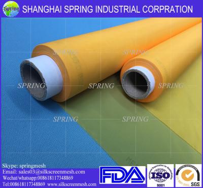 China Factory offer 7T-180T polyester monofilament mesh bolting cloth White or yellow or black color available for sale