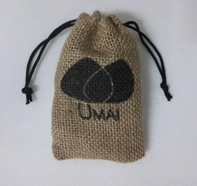 China High Quality Recyclable Hemp Mini Bag Mini Drawstring Bag Hemp Pouch Custom Wholesale for sale