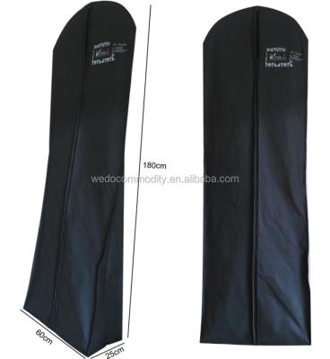 China Nonwoven Storage Custom Printed Wedding Dress Garment Bags for sale