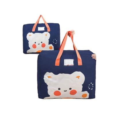 China Cheap Multifunctional Cartoon Pattern Quilt Storage Bag Viable Professional Manufacturing Quilt Storage Bag for sale