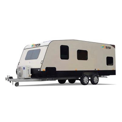 China 7920*2345*2870mm Motorhome Pull RV Travel Trailer Moving Caravan For Moving for sale