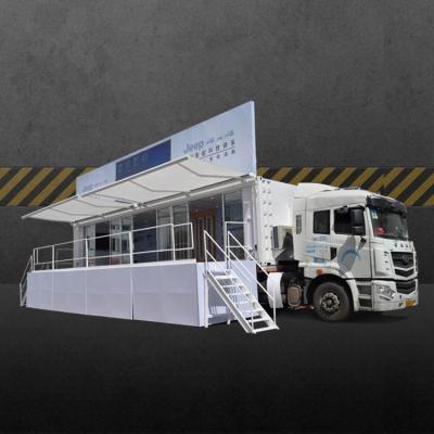 China Outdoor advertising JCT 40ft mobile container LED stage truck, led truck screens, mobile led billboard truck for sale for sale