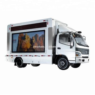 China Outdoor Foton Aumark 3520*1920 led mobile truck for sale for sale