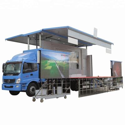 China 7.6M outdoor mobile led truck, p6 outdoor led screen for sale