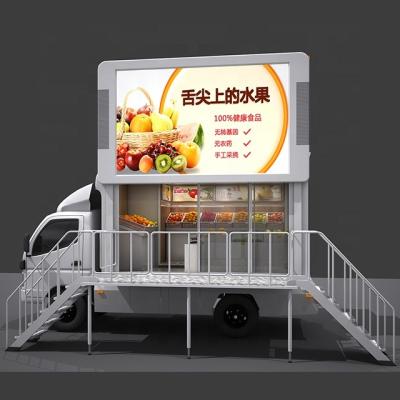 China Outdoor Advertising Newest Outdoor Led Display Truck Mobile Stage Truck for sale