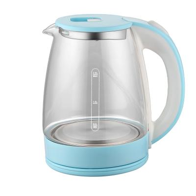 China Cordless Cheap Dry-Burning Quick Kettle Protective Glass Kettle Boiling Water for sale