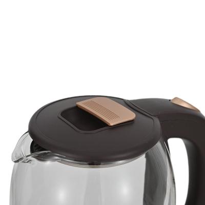 China Guarantee 1.8L/2.0L Cordless Automatic LED Light Quality Electric Glass Kettle for sale