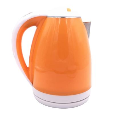 China Cordless Cheapest Double Wall Electric Kettle Colorful Stainless Steel Electric Kettle for sale