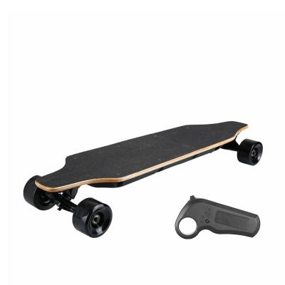 China Cooltoy Unisex Double Drive Thicker 8 Layer Maple Electric Skateboard With EBS Brake For Kid And Adult for sale