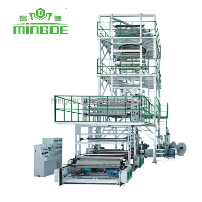 China MD-3LA Plastic film blowing machine three layers set / agricultural film /packing film for juice bag, bottle for sale