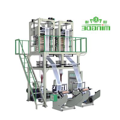 China PE film film extruder machines economic single double screw blown head PE blowing extruding machine for sale