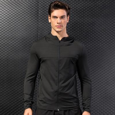 China Anti-Wrinkle Men's Casual Zipper Casual Hoodie Windproof Dry Coat for sale