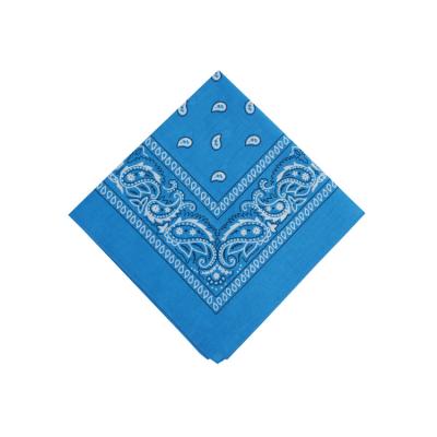 China 2021 Hip-Hop Fashion Design Paisley Bandana Personality Cotton Square Bandanas Handsome Bandanas for sale