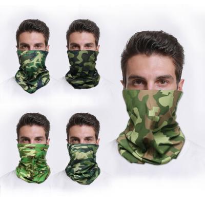 China Seamless Custom Print Color Neck Cuff Camouflage Bandana Neck Cycling Wear Multifunctional Tube Windproof for sale