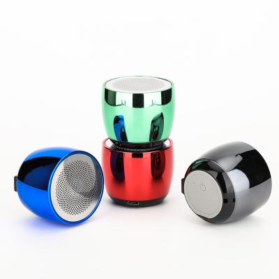 China Best Selling EZCast 2022 Mini Slot U9B Wireless Portable Speaker Colorful Blue LED Speaker Tooth For All Mobile Phones for sale