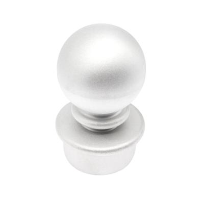 China Construction Chin OEM Home Decorators Collection Match Ball Curtain Aluminum Cast Finial for sale