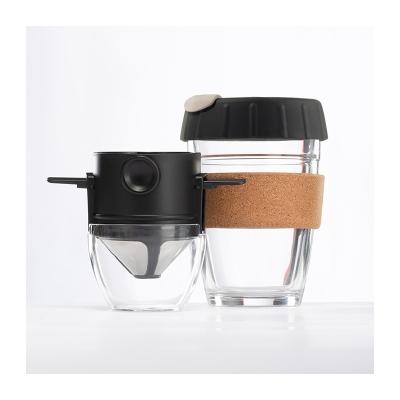 China WITH LID high safety stainless steel material accompanying filter cup coffee filter cup for sale