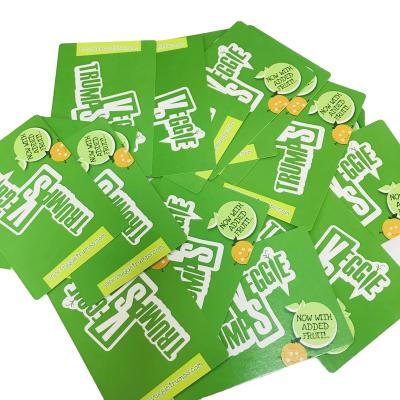 China free samples 260-300gsm educational custom printed paper flash cards for sale