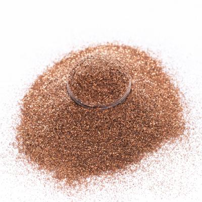 China New Chinese Color Polyester Bling Factory Black Brown Gray Copper Glitter Thick Glitter Powder Nail Polish for sale