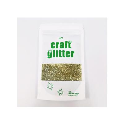 China Diy Craft Glitter 100g/3.5oz Flakes For Arts Crafts Halloween Decoration Epoxy Paper Tumblers Resin School Pale Green Gold for sale