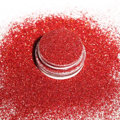 China Wholesale Biodegradable Bling Glitter Eco - Friendly Red Holography Glitter For Face Body for sale