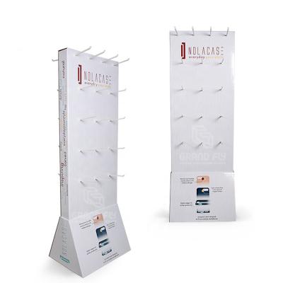 China Can Be Customized Double Sided Cardboard Countertops Cardboard Display Hook Rack Cardboard Display Rack Double Sided Shows for sale