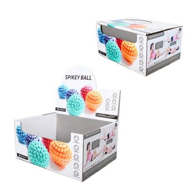 China Recycled Materials Grandfly Massage Counter Ball Custom Cardboard Display Box Counter Cardboard Display Box for sale