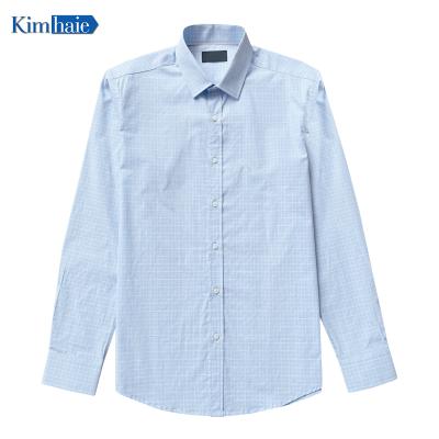 China Factory Direct Men's Check Shirt Breathable Long Sleeve Cotton Plaid Shirt 100% Male Spring for sale