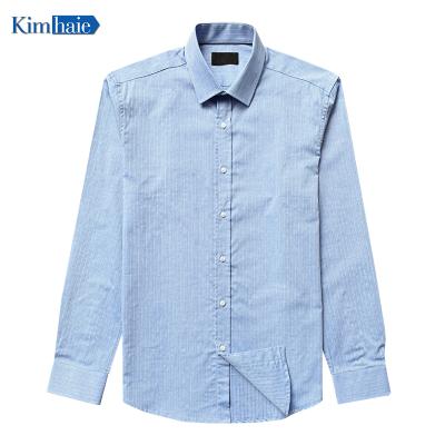 China High Quality 100% Men's Business Shirt Breathable Formal Long Sleeve Cotton Shirt For Men Fast Delivery for sale