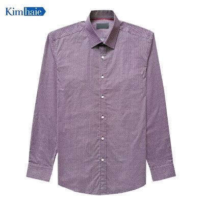 China Breathable Men's Wholesale Casual Shirt Factory Direct Printed Cotton Long Sleeve Shirts For Men for sale