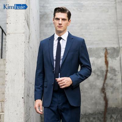 China Italy Solid Suit Stretch Jacket Anti-wrinkle Top Sale Mens Slim Fit Navy Blazers for sale