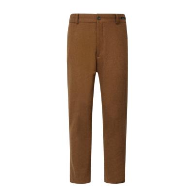 China Autumn Men Breathable Casual Pants Recycled Polyester Straight Brown Male Fashion Pants Mens Trousers for sale